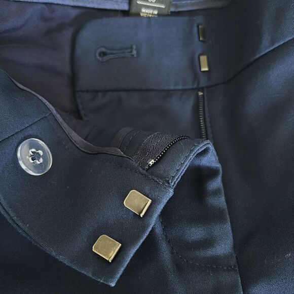 Blue straight crop pants - Picture 6 of 6